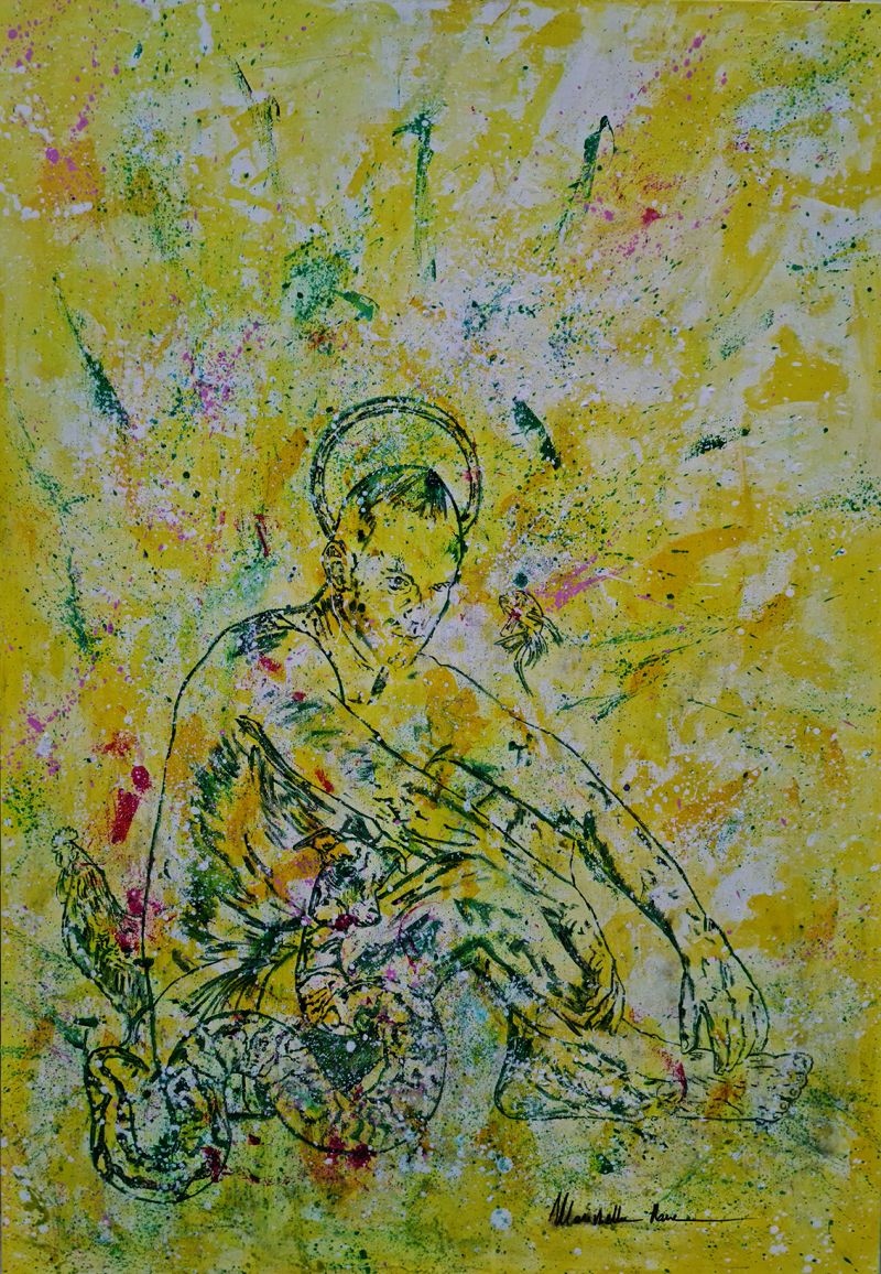 La mia coscienza è un pesce - a Paintings by Maristella Rana